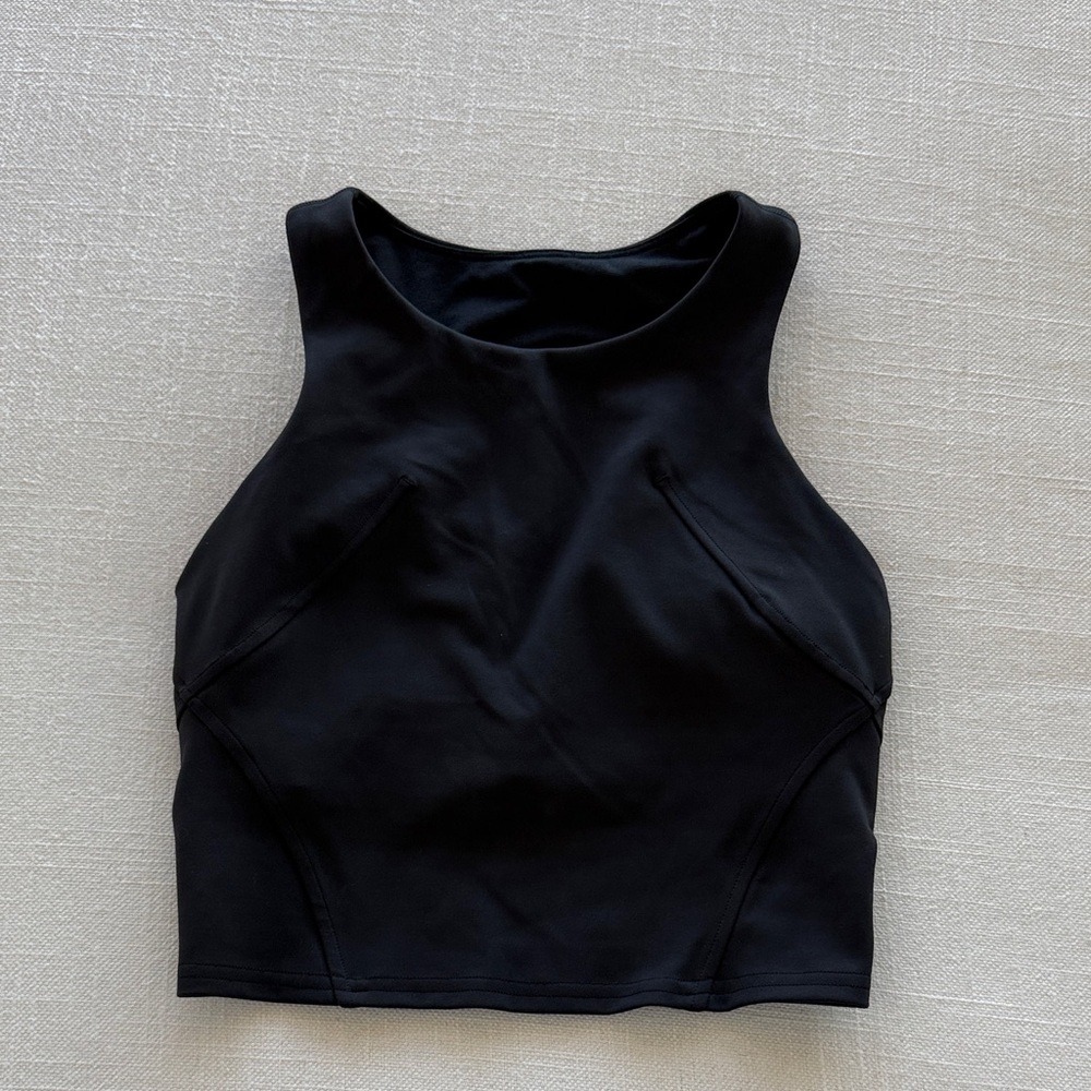 lululemon athletica Black Crop workout tank